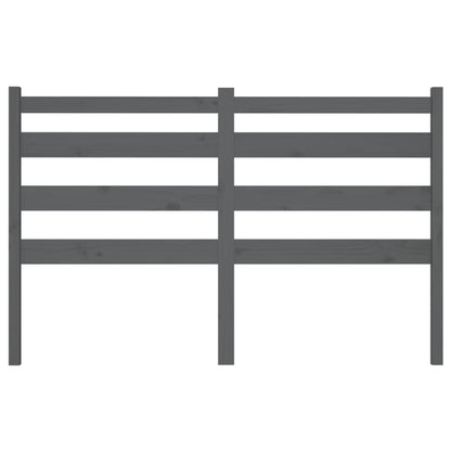 Kopfteil Grau 156x4x100 cm Massivholz Kiefer