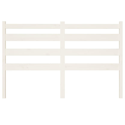 Kopfteil Weiß 206x4x100 cm Massivholz Kiefer