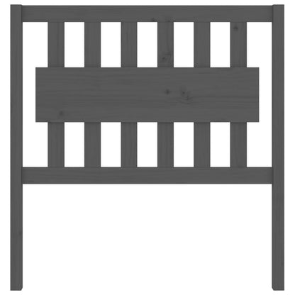 Kopfteil Grau 95,5x4x100 cm Massivholz Kiefer