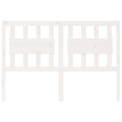 Kopfteil Weiß 125,5x4x100 cm Massivholz Kiefer