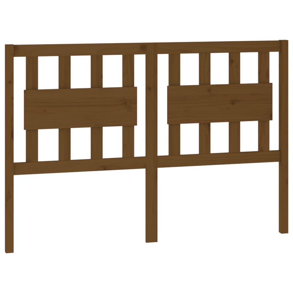 Kopfteil Honigbraun 125,5x4x100 cm Massivholz Kiefer