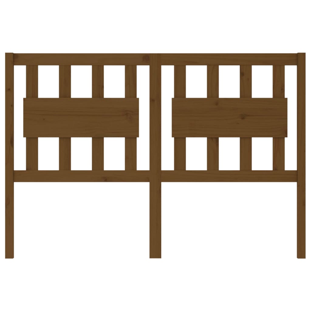 Kopfteil Honigbraun 125,5x4x100 cm Massivholz Kiefer