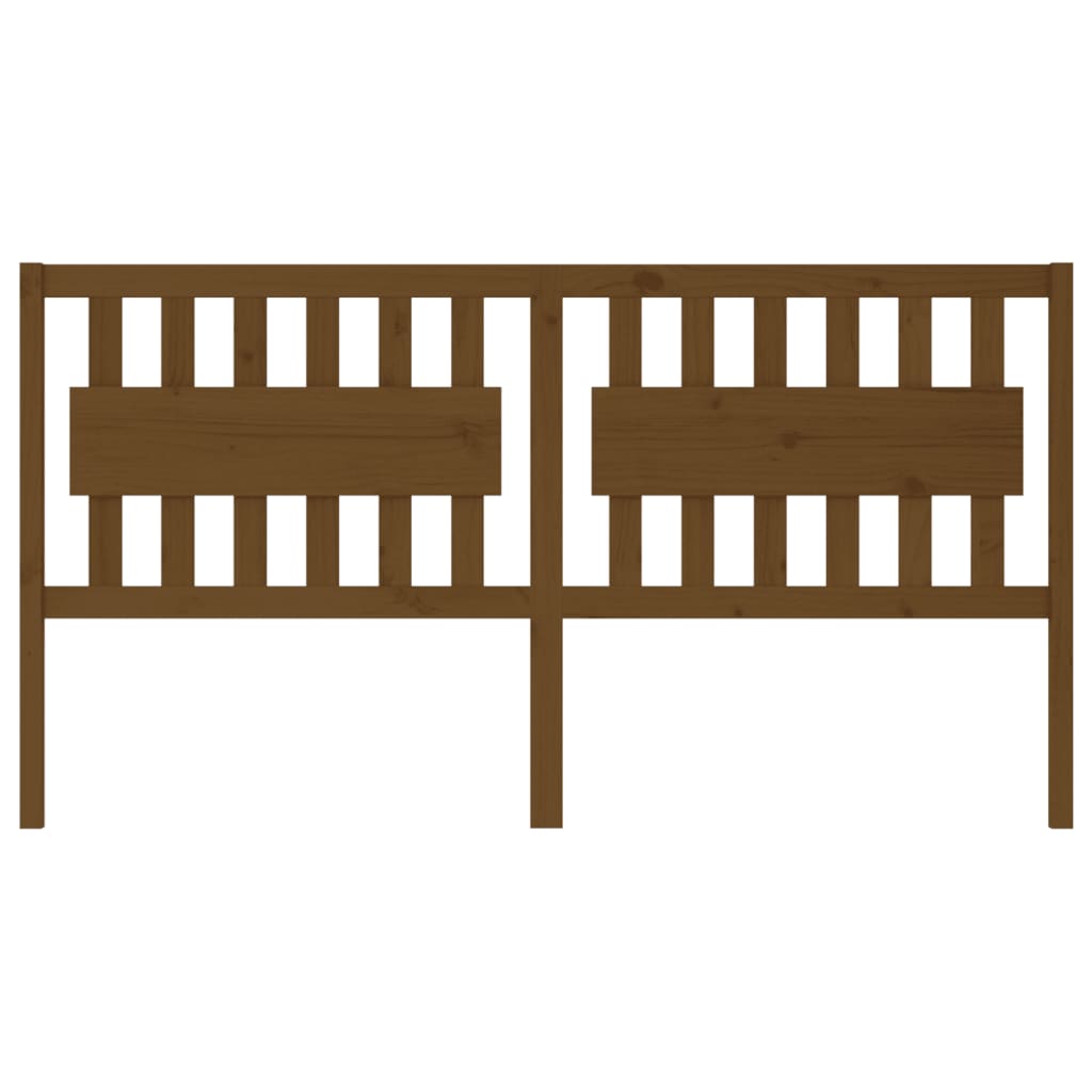 Kopfteil Honigbraun 185,5x4x100 cm Massivholz Kiefer