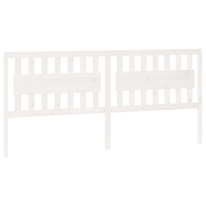 Kopfteil Weiß 205,5x4x100 cm Massivholz Kiefer