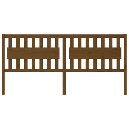 Kopfteil Honigbraun 205,5x4x100 cm Massivholz Kiefer