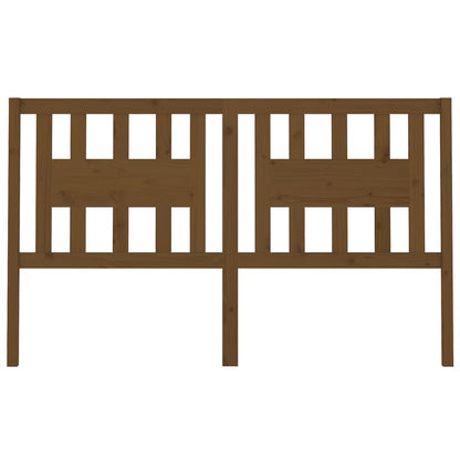 Kopfteil Honigbraun 206x4x100 cm Massivholz Kiefer