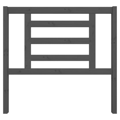 Kopfteil Grau 106x4x100 cm Massivholz Kiefer