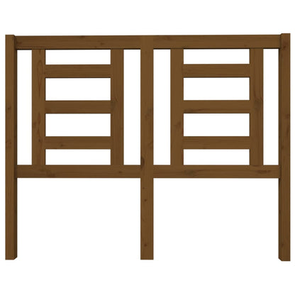 Kopfteil Honigbraun 126x4x100 cm Massivholz Kiefer