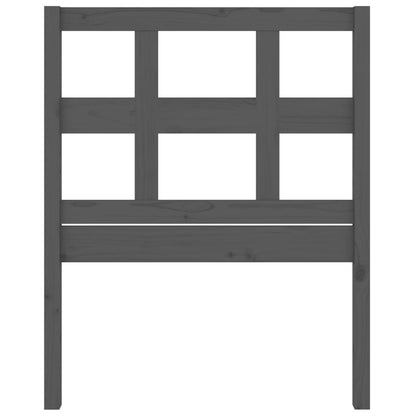 Kopfteil Grau 95,5x4x100 cm Massivholz Kiefer