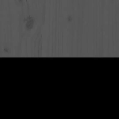 Kopfteil Grau 95,5x4x100 cm Massivholz Kiefer