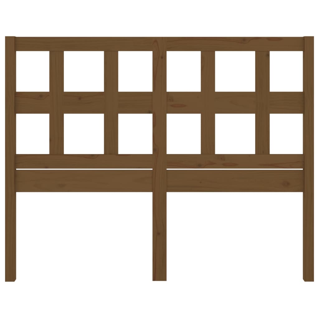 Kopfteil Honigbraun 145,5x4x100 cm Massivholz Kiefer