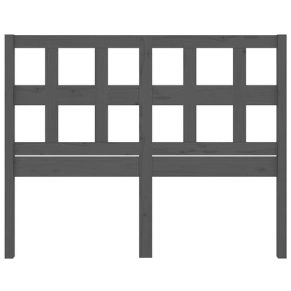 Kopfteil Grau 185,5x4x100 cm Massivholz Kiefer