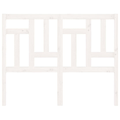 Kopfteil Weiß 125,5x4x100 cm Massivholz Kiefer