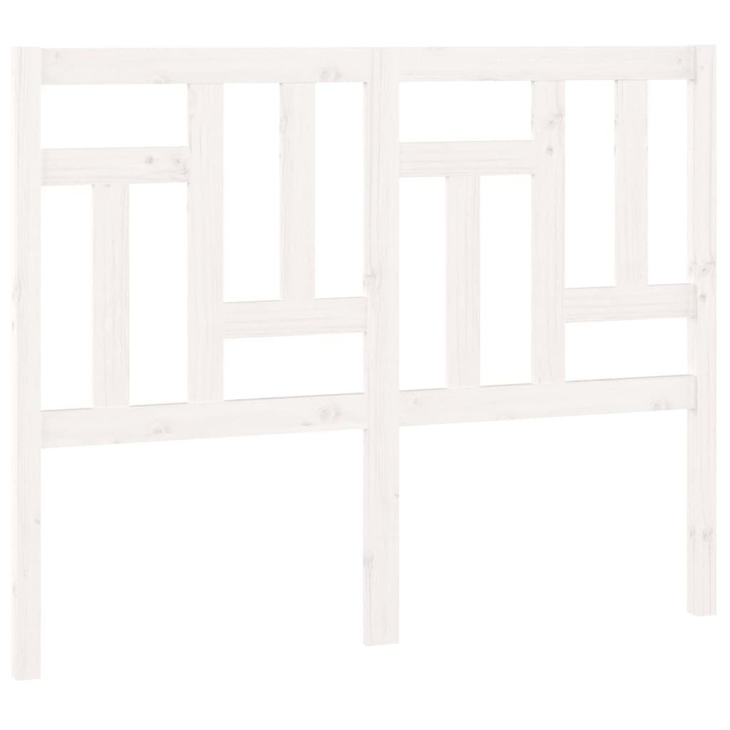 Kopfteil Weiß 205,5x4x100 cm Massivholz Kiefer