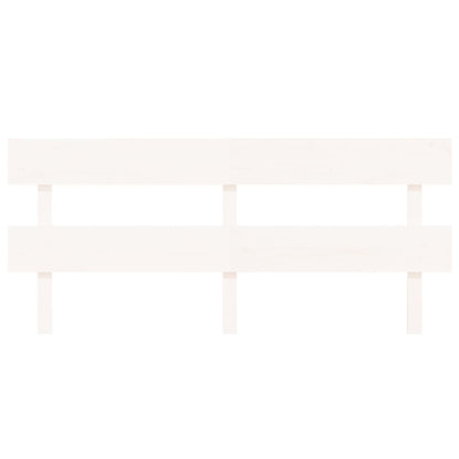 Kopfteil Weiß 204x3x81 cm Massivholz Kiefer