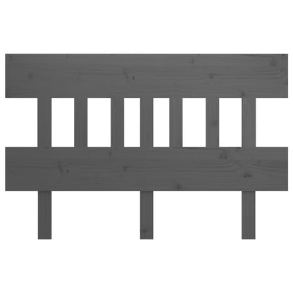 Kopfteil Grau 153,5x3x81 cm Massivholz Kiefer