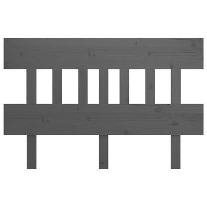 Kopfteil Grau 203,5x3x81 cm Massivholz Kiefer