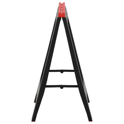 Arbeitsböcke 2 Stk. Klappbar Schwarz & Rot Polypropylen 350 kg