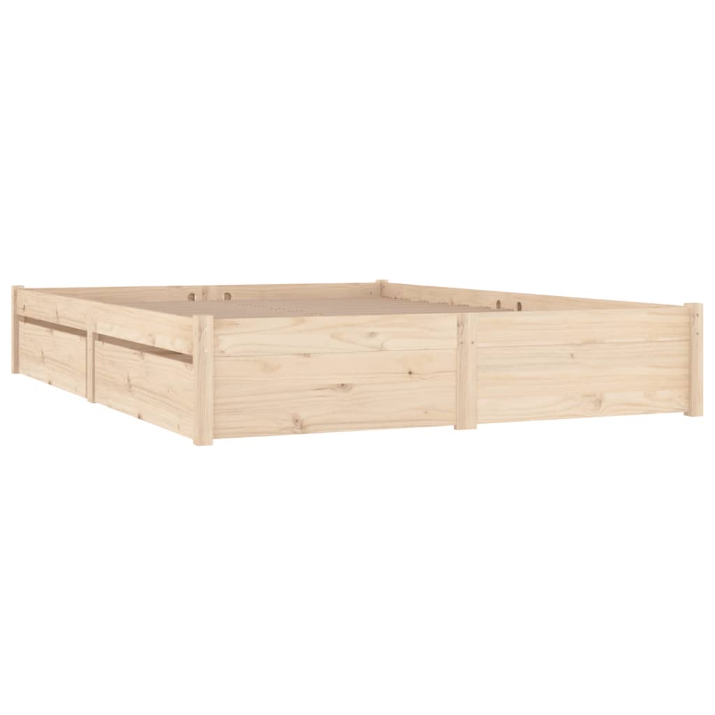 Bett ohne Matratze mit Schubladen 120x200 cm