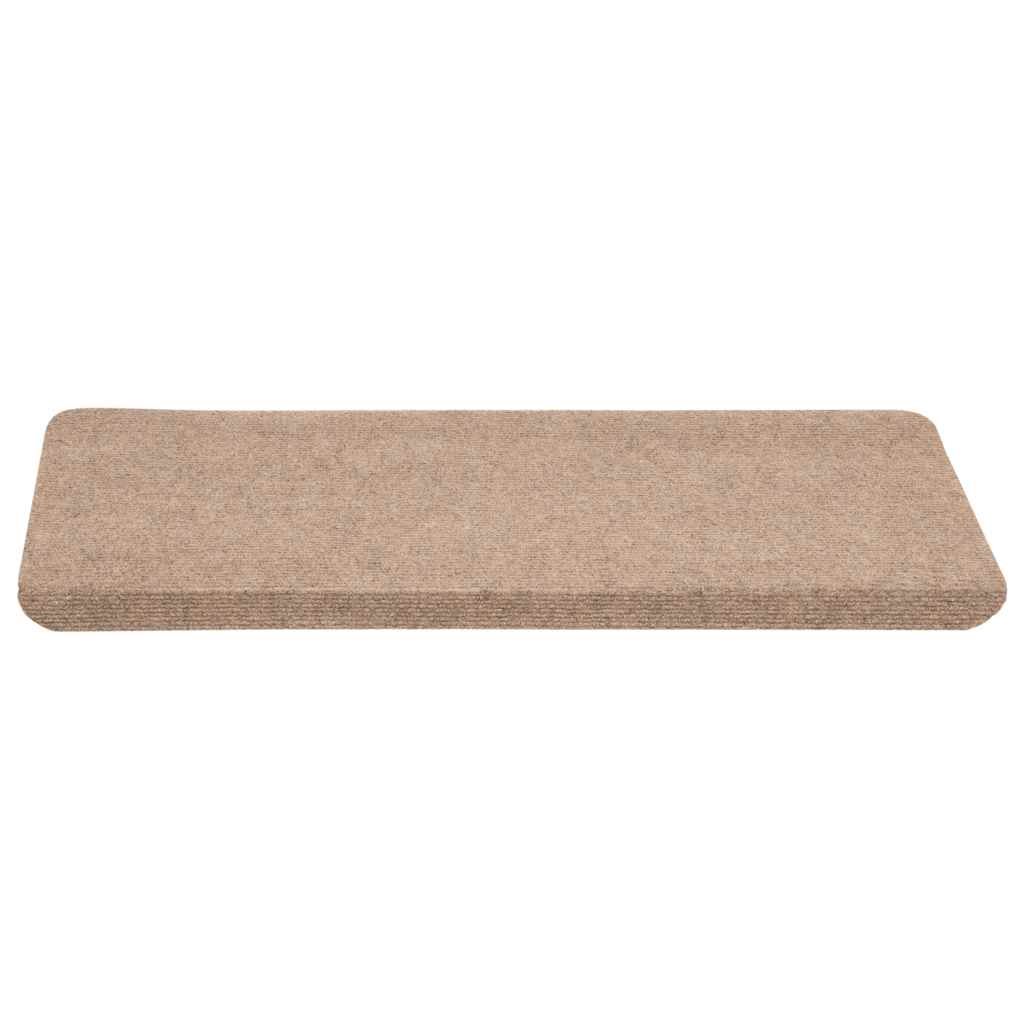 Stufenmatten Selbstklebend 15 Stk. 65x24,5x3,5 cm Beige
