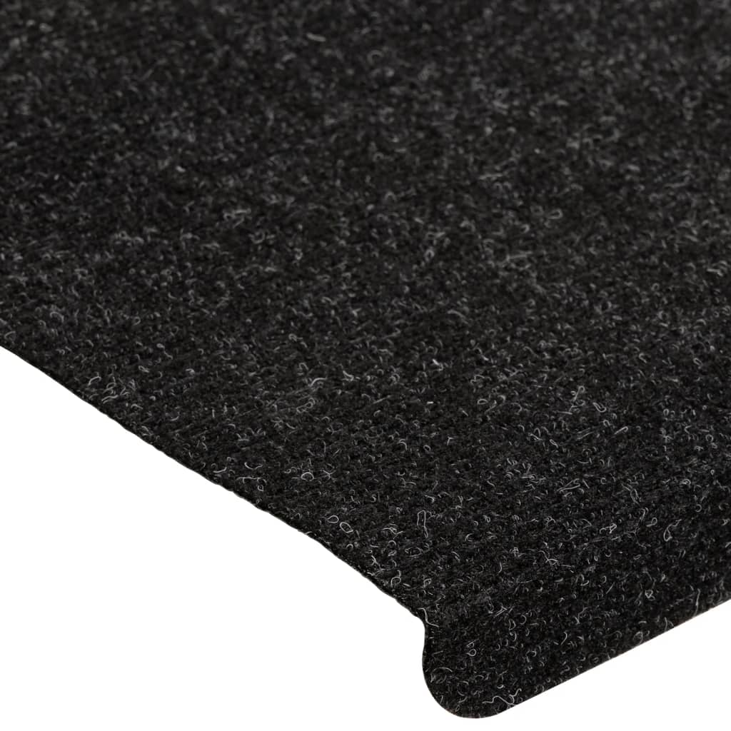 Stufenmatten Selbstklebend 15 Stk. 65x24,5x3,5 cm Anthrazit