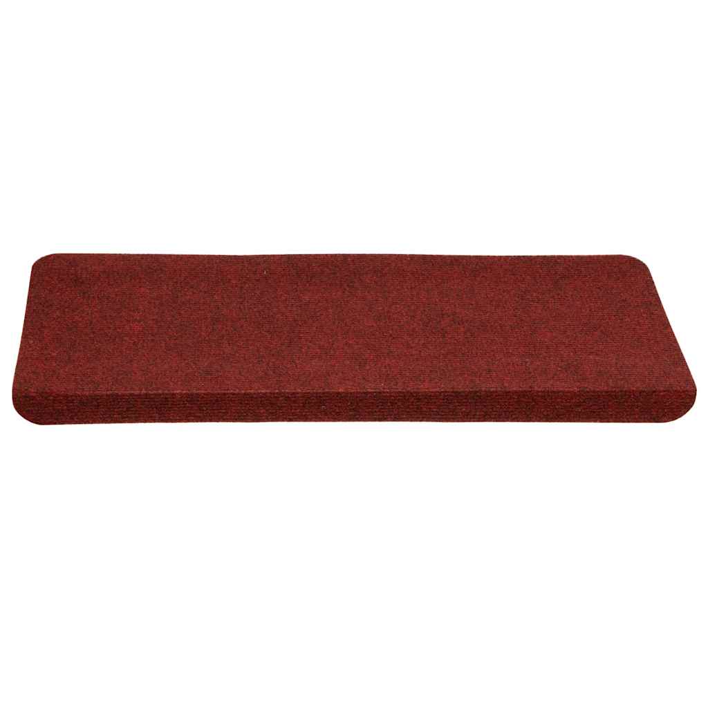 Stufenmatten Selbstklebend 15 Stk. 65x24,5x3,5 cm Rot