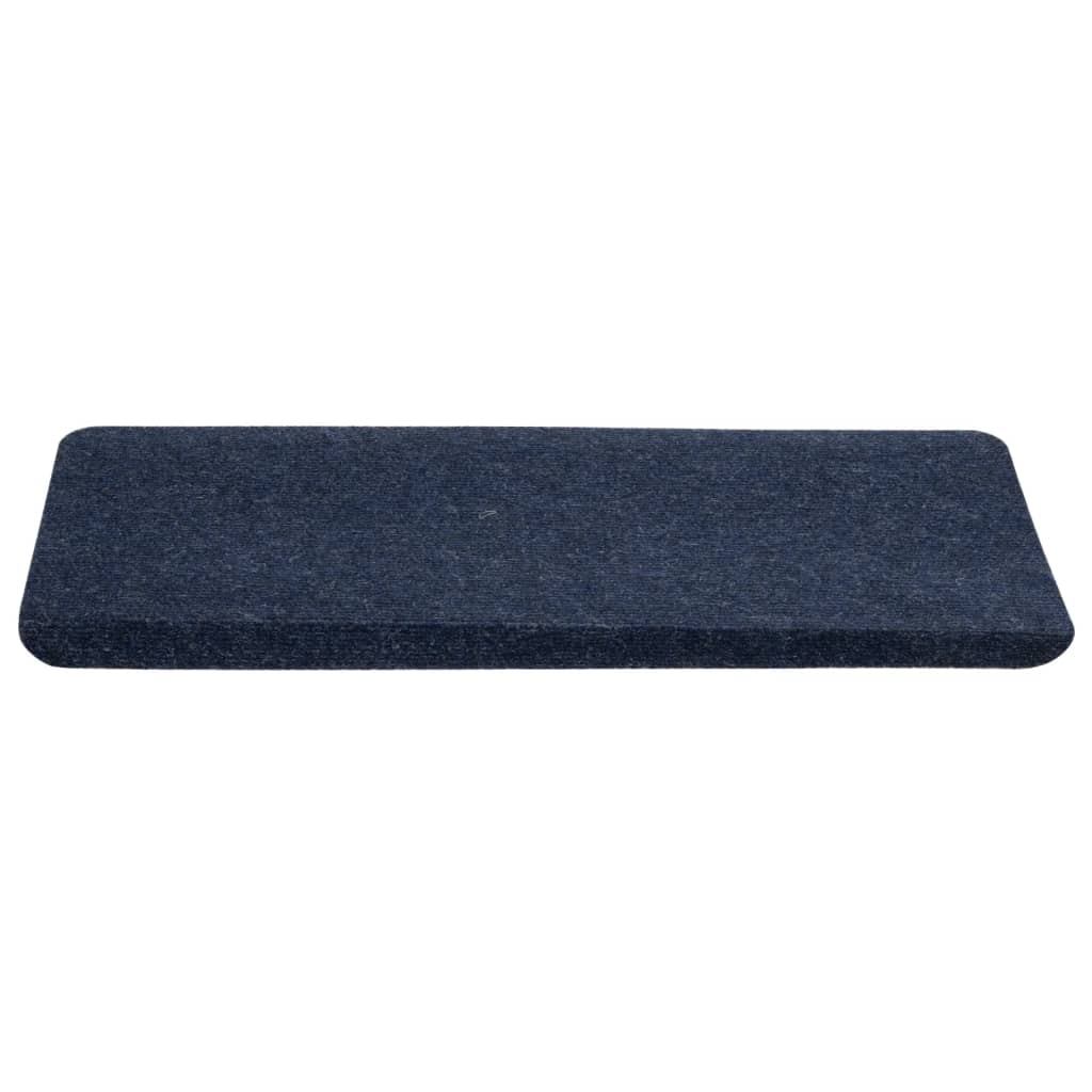 Stufenmatten Selbstklebend 15 Stk. 65x24,5x3,5 cm Blau