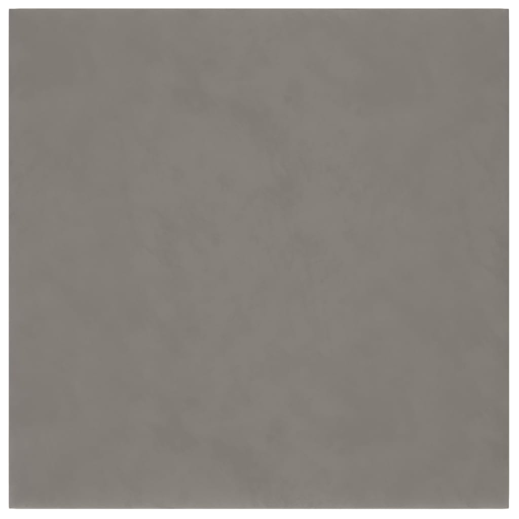 Vægpaneler 12 stk Lysegrå 30x30 cm fløjl 1,08 m²