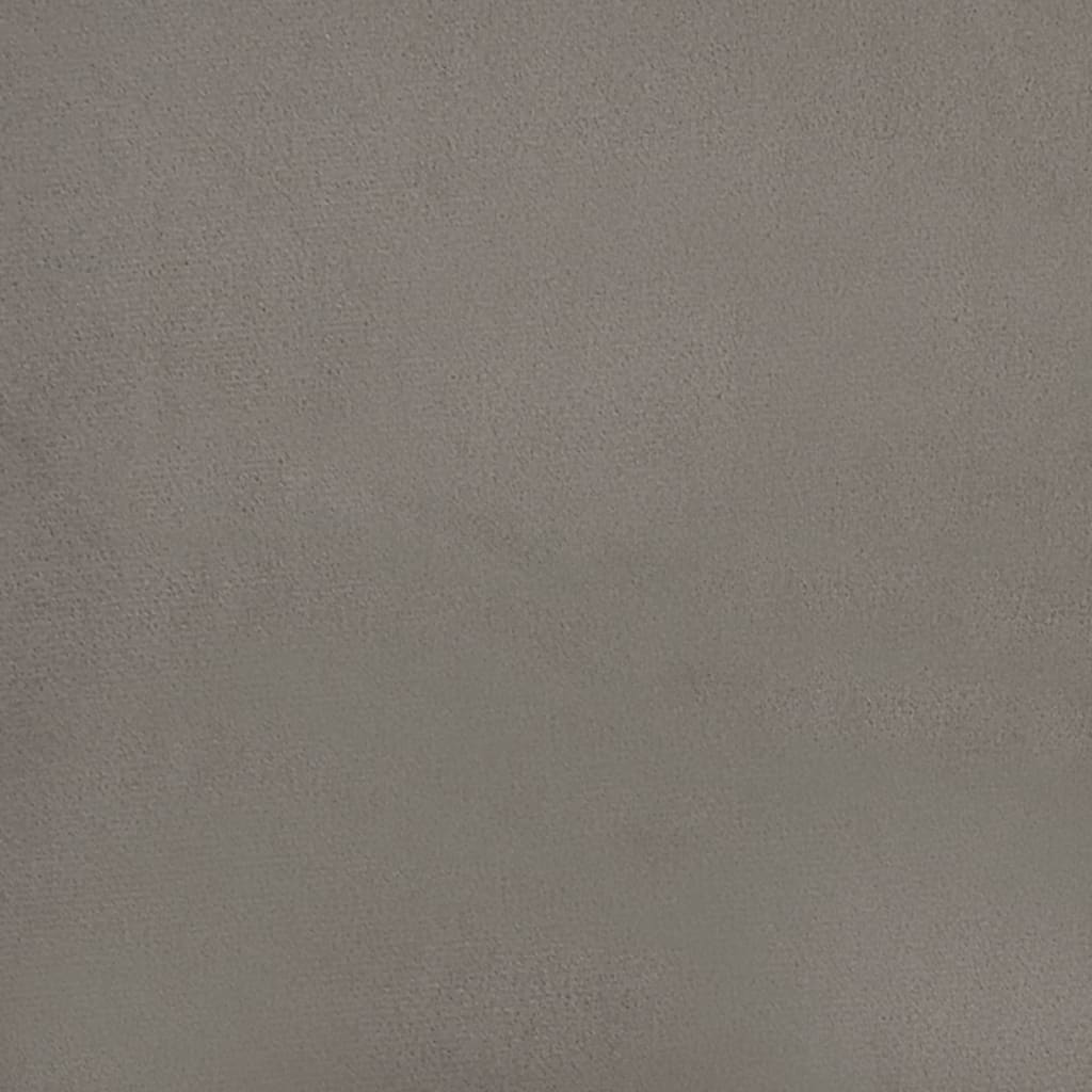 Vægpaneler 12 stk Lysegrå 30x30 cm fløjl 1,08 m²