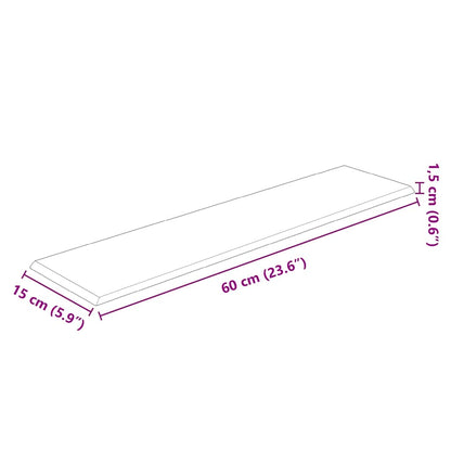 Wandpaneele 12 Stk. Grau 60x15 cm Kunstleder 1,08 m²