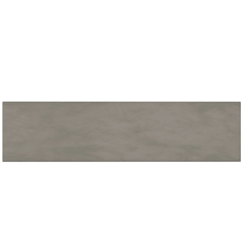 Vægpaneler 12 stk Lysegrå 60x15 cm fløjl 1,08 m²
