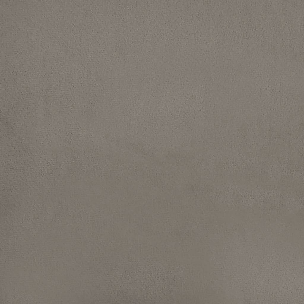 Vægpaneler 12 stk Lysegrå 60x15 cm fløjl 1,08 m²