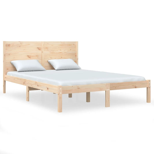 Massivholzbett ohne Matratze 160x200 cm Kiefernholz