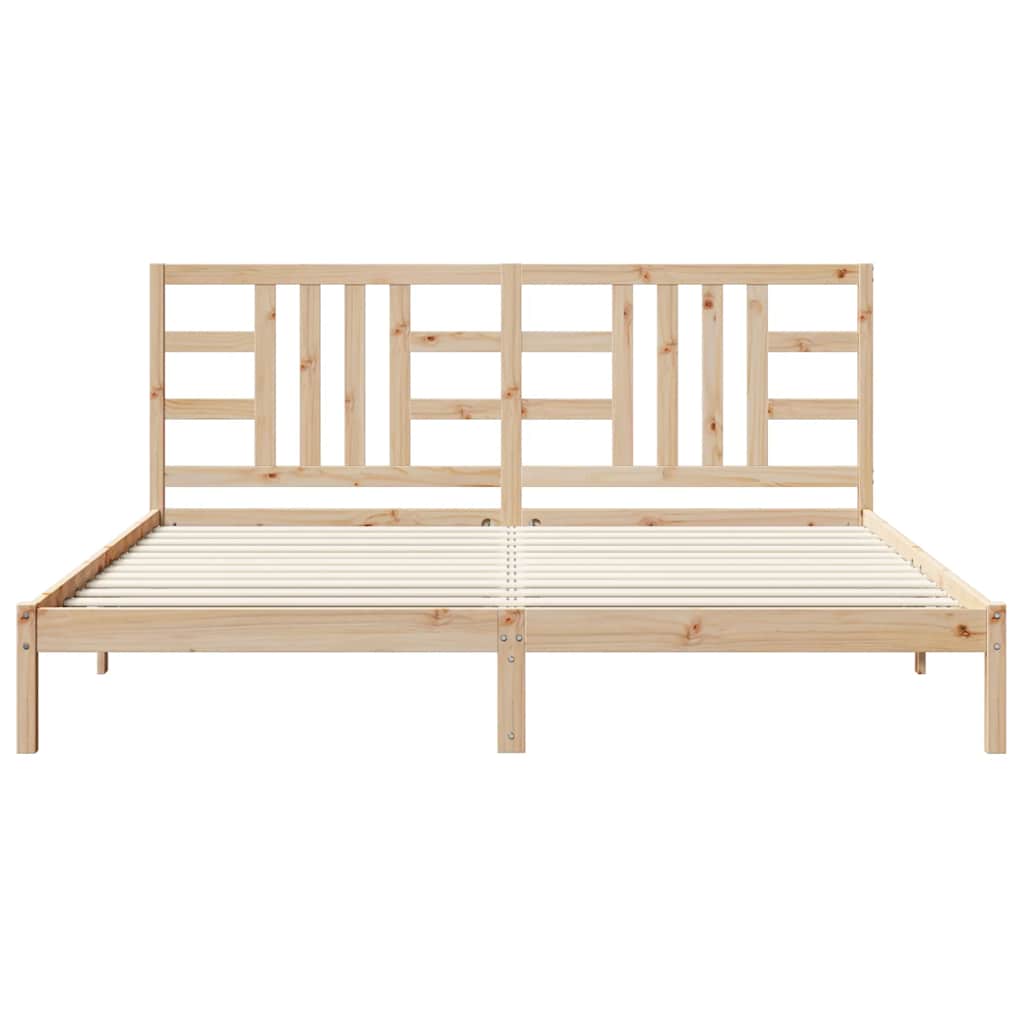 Massivholzbett 200x200 cm