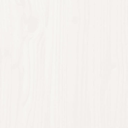 Massivholzbett Weiß 90x190 cm