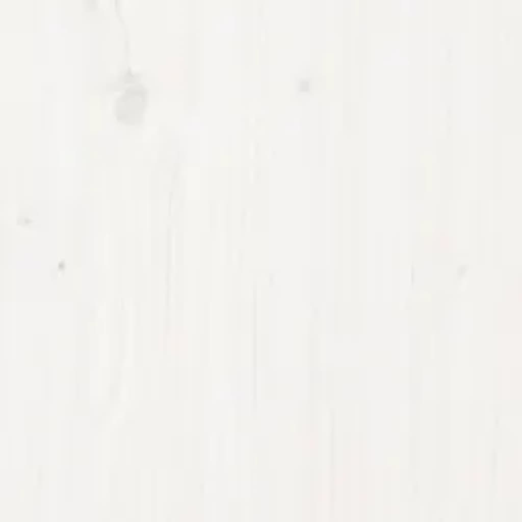 Massivholzbett Weiß 180x200 cm