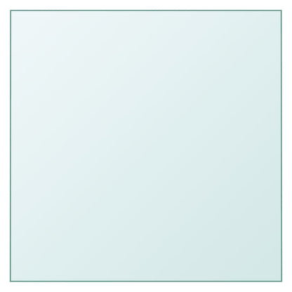 Tischplatte Transparent 40x40 cm Hartglas