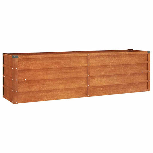 Hochbeet Rostig 160x40x45 cm Cortenstahl