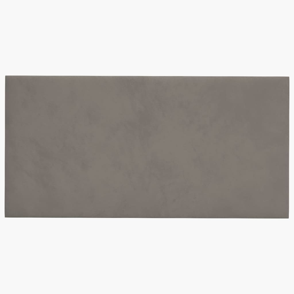 Wandpaneele 12 Stk. Hellgrau 60x30 cm Samt 2,16 m²