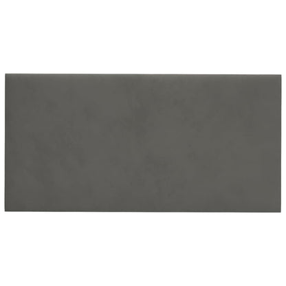 Wandpaneele 12 Stk. Dunkelgrau 60x30 cm Samt 2,16 m²