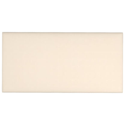 Wandpaneele 12 Stk. Creme 60x30 cm Samt 2,16 m²