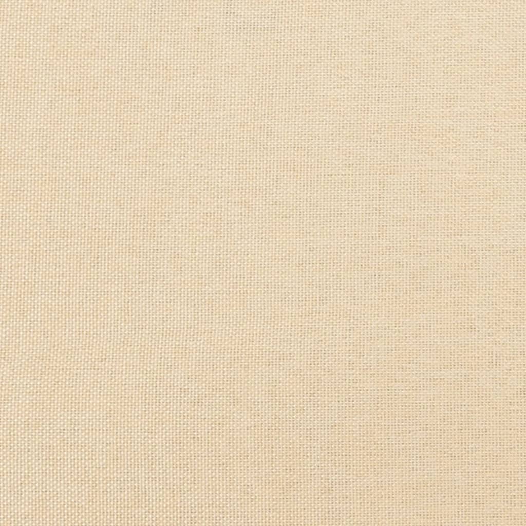Wandpaneele 12 Stk. Creme 90x15 cm Stoff 1,62 m²