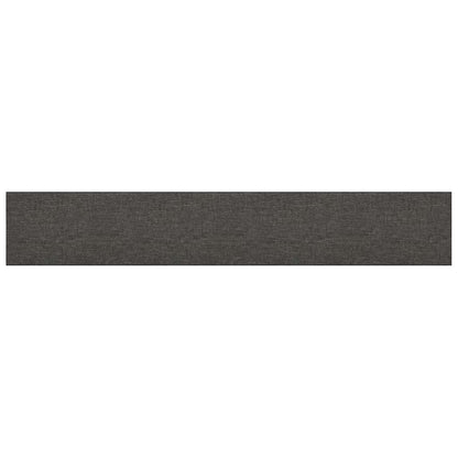 Wandpaneele 12 Stk. Dunkelgrau 90x15 cm Stoff 1,62 m²
