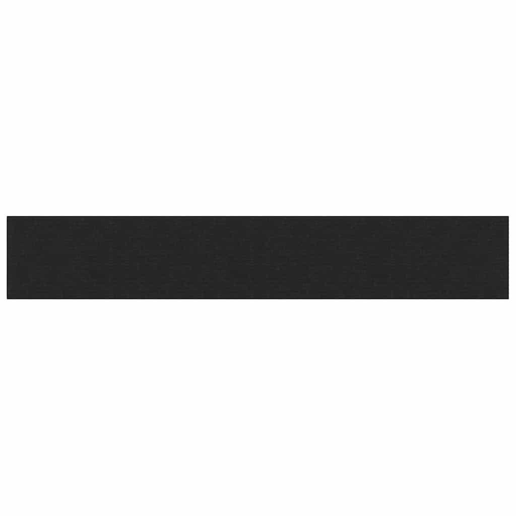Wandpaneele 12 Stk. Schwarz 90x15 cm Stoff 1,62 m²