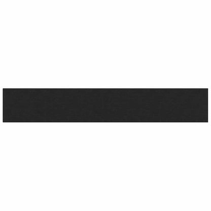 Wandpaneele 12 Stk. Schwarz 90x15 cm Stoff 1,62 m²