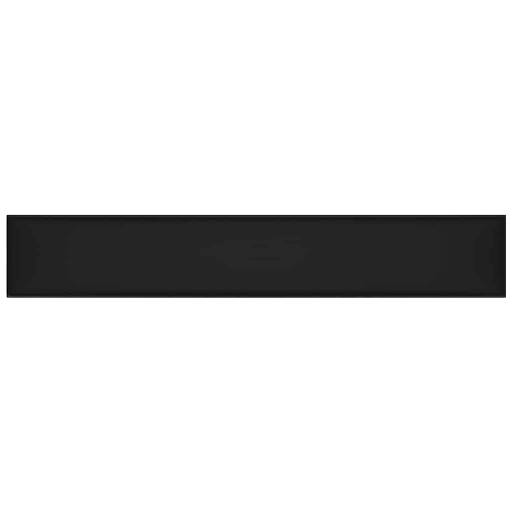 Wandpaneele 12 Stk. Schwarz 90x15 cm Kunstleder 1,62 m²