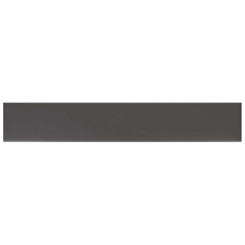 Wandpaneele 12 Stk. Grau 90x15 cm Kunstleder 1,62 m²