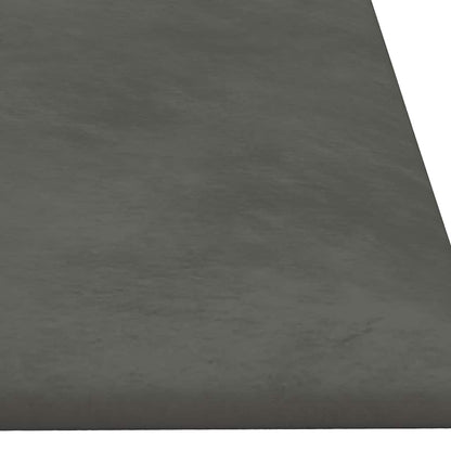 Wandpaneele 12 Stk. Dunkelgrau 90x30 cm Samt 3,24 m²