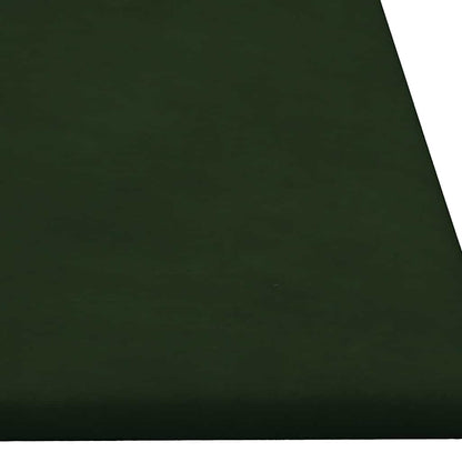 Wandpaneele 12 Stk. Dunkelgrün 90x30 cm Samt 3,24 m²