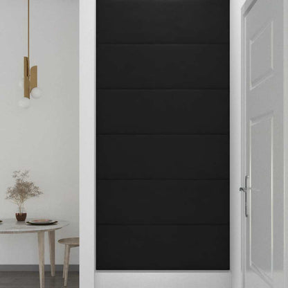 Wandpaneele 12 Stk. Schwarz 90x30 cm Samt 3,24 m²